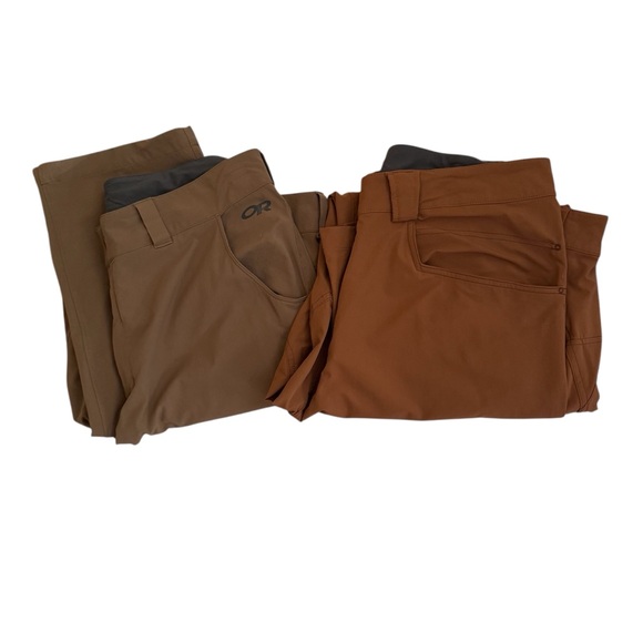 LOT OF 2 - Outdoor Research Nylon Lightweight Breathable Men's Pants Size 38